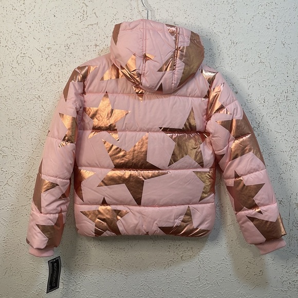 S Rothschild & Co Big Girls Star-Print Puffer Coat - Picture 2 of 6